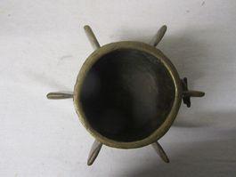 Antike Gotischer Flügel-Mörser-Bronce