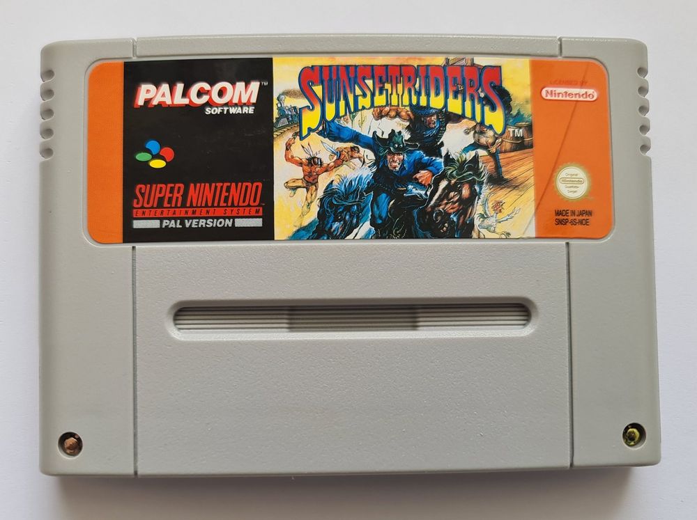 🎅Sunset Riders ☠️ Super Nintendo SNES PAL NOE 👉 RARITÄT (Gebraucht) in ...