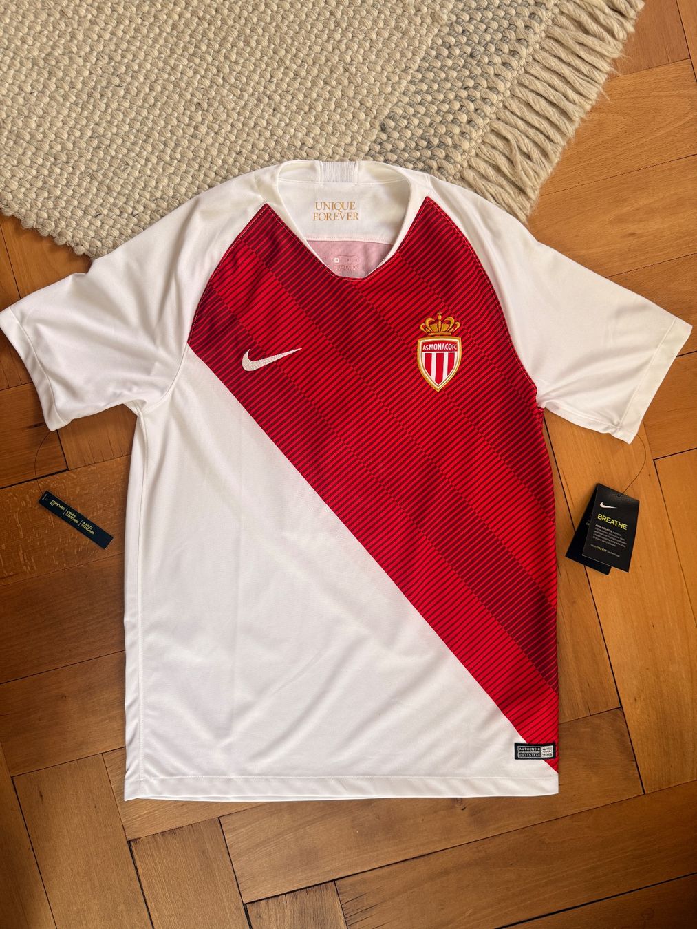 AS Monaco Canottiere & Pantaloni: AS Monaco Heimtrikot 2018, Tielemans – Nuovo e nell'imballaggio originale da St. Gallen venduto da samuel9408