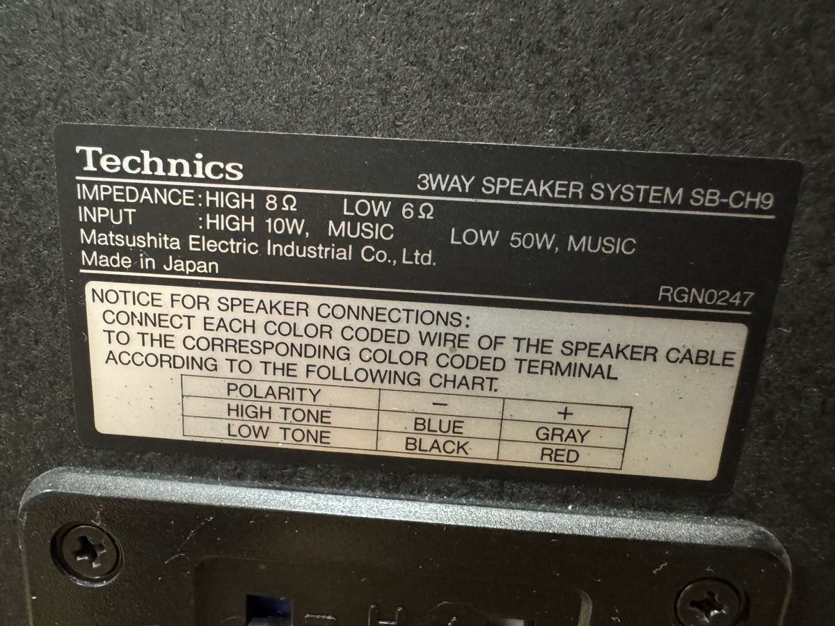 Technics Casse acustiche: Technics Lautsprecher Paar 50W – Usato da Landquart venduto da aviation3000 1