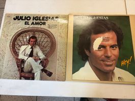 3 Langspielplatten Julio Iglesias spanisch aus den 78/80er