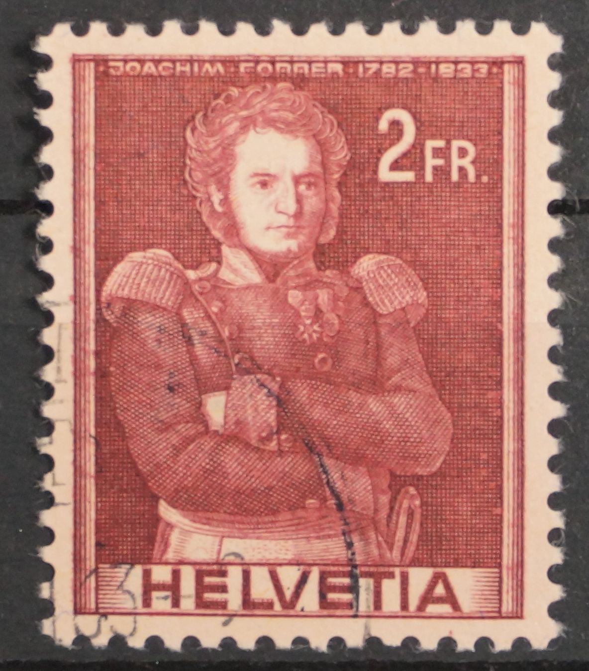 Tutti i francobolli: CH - Abarten - SBK Nr. 251.2.01 - Doppelprägung – Usato da Rombach venduto da VENTIS-Auktionen