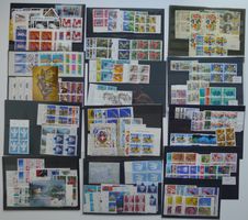 Grosse Sammlung Viererblöcke, über 26 volle Steckkarten!