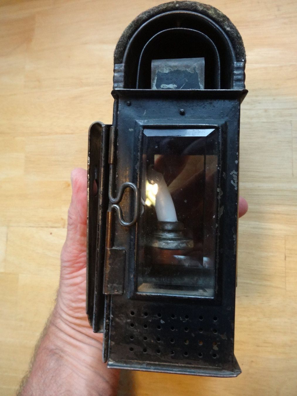 Lampen: lanterne à bougie ancienne de chemineaux – Gebraucht aus Rebeuvelier von falcon58 3