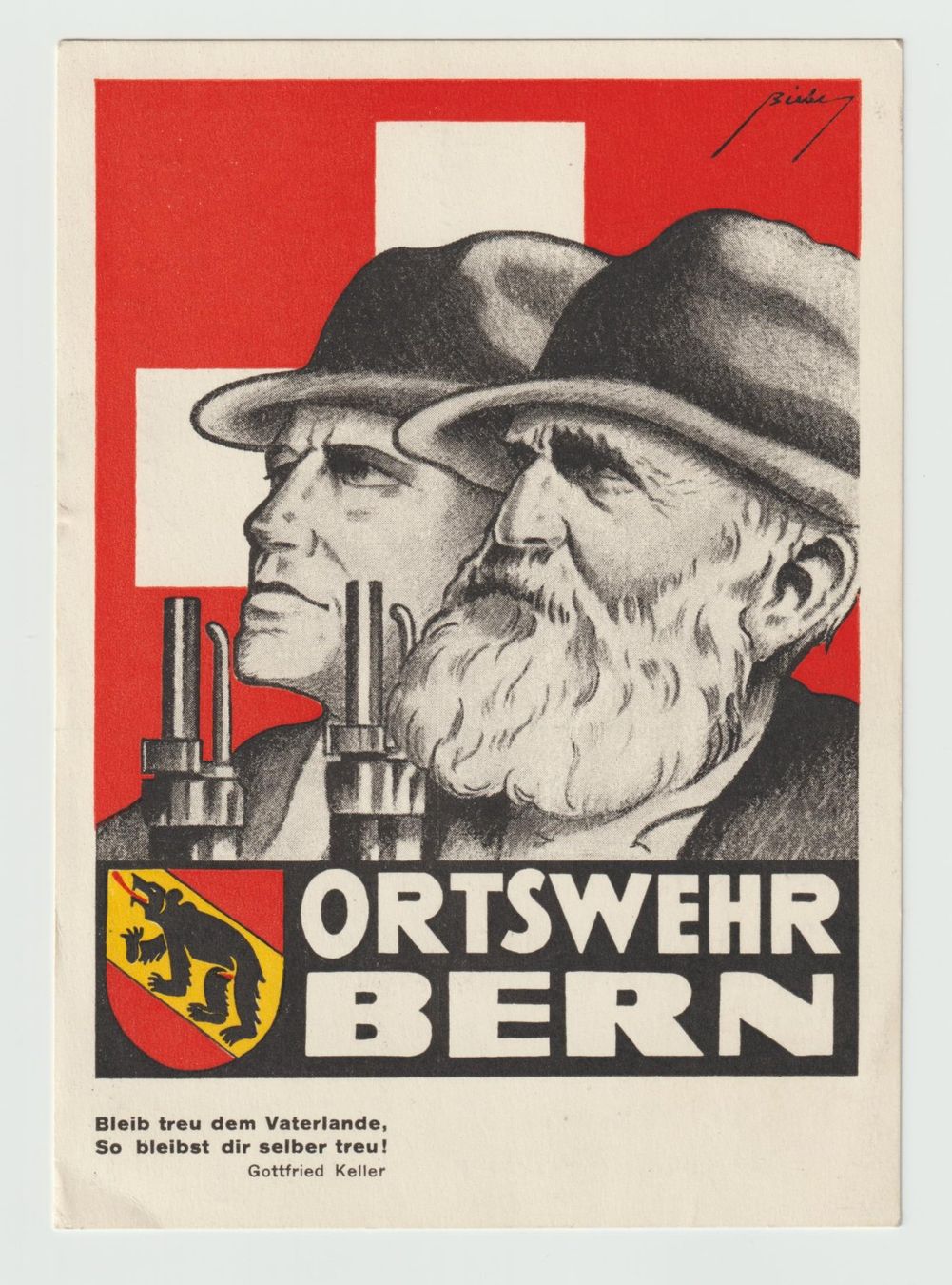 Cartoline postali: WK2 Einheitskarte Verschiedenes Nr. 1 – Usato da Siebnen venduto da Fstaehli