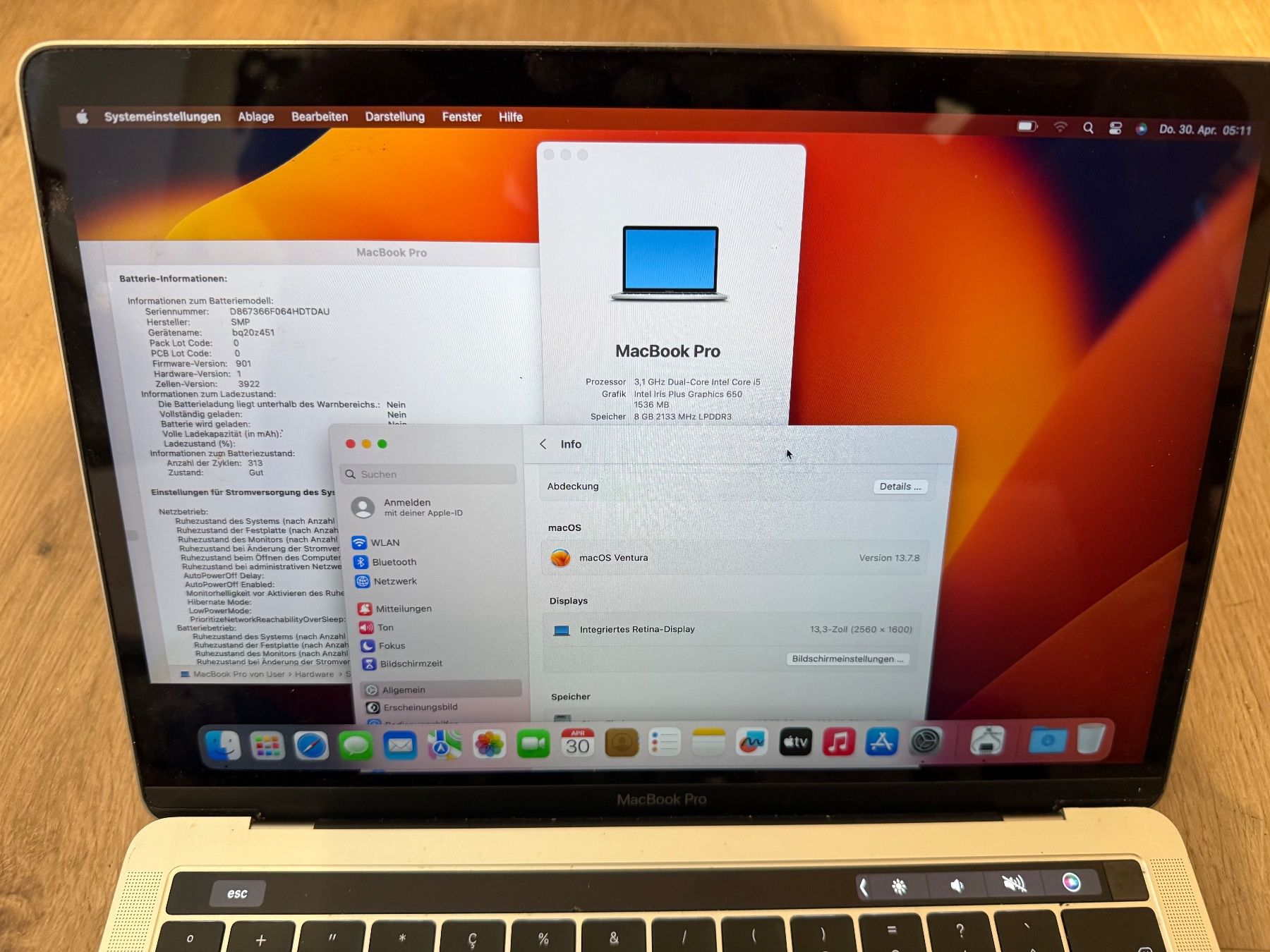 Apple Notebook: MacBook Pro 13' – Difettoso da Siebnen venduto da icrservicesolutions 2