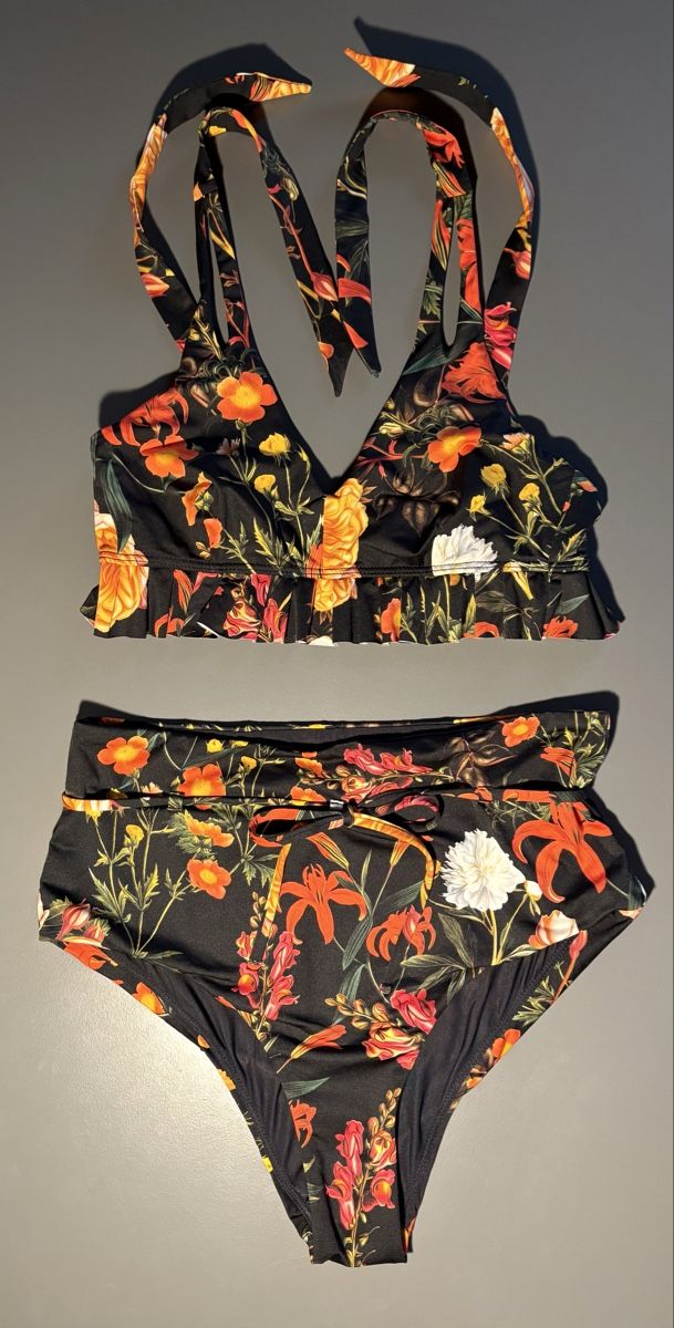 Beldona Costumi da bagno & Bikini: Bikini mit Blumenmuster, Beldona, Gr. S – Nuovo (secondo la descrizione) da Güttingen venduto da norwis3
