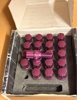 20x Radmuttern /Radbolzen  M12x1.50 Violett, JDM