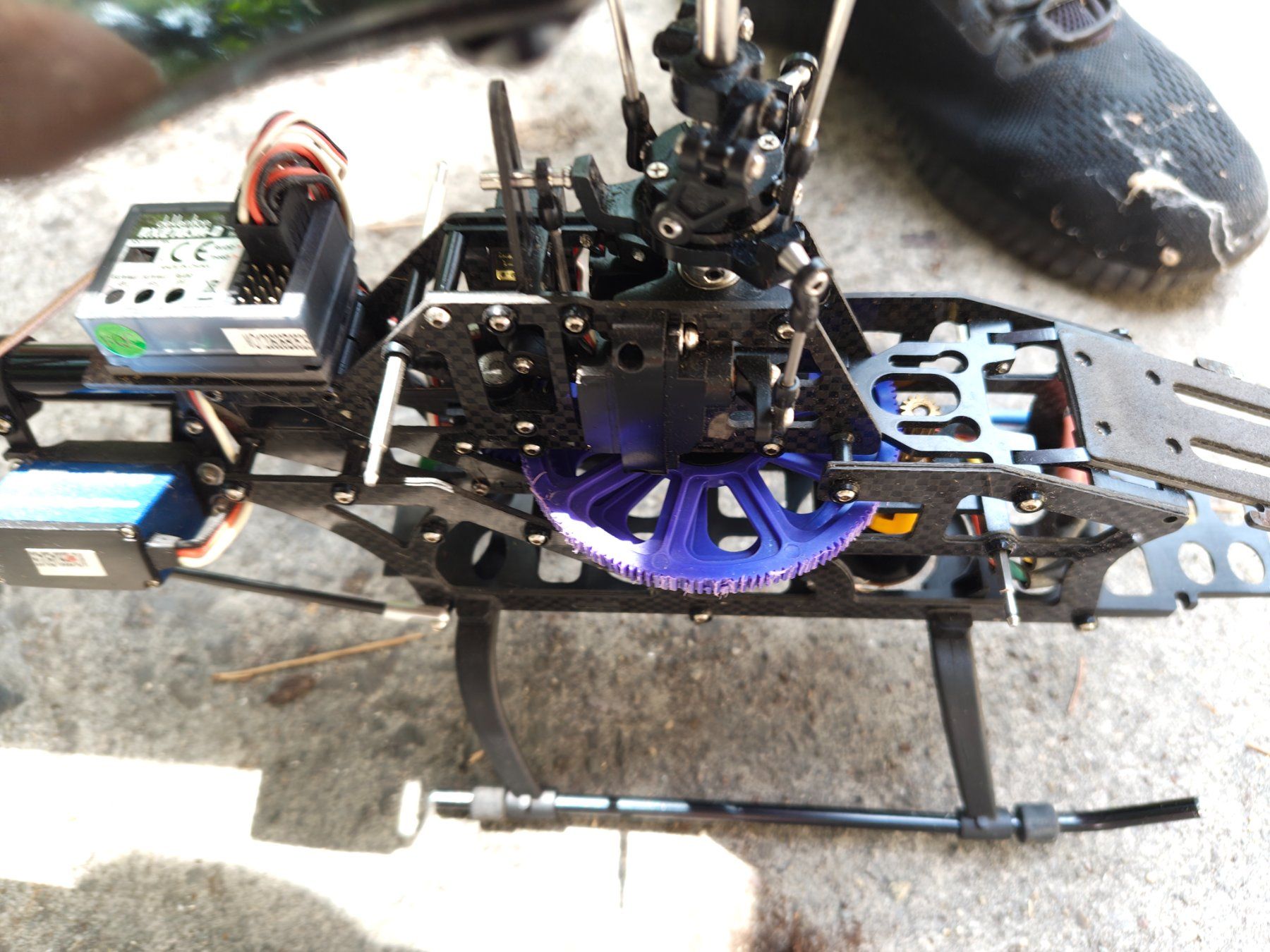 Modellismo RC: RC Helikopter, Carbon Fiber Rumpf – Usato da Rapperswil SG venduto da Dosch92 1