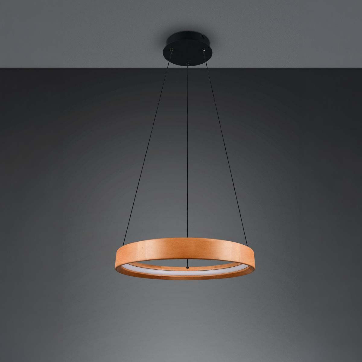 Kronleuchter & Deckenlampen: LED Pendelleuchte, Holz,50 cm Ø – Neu (gemäss Beschreibung) aus Kreuzlingen von Smart-Light 4