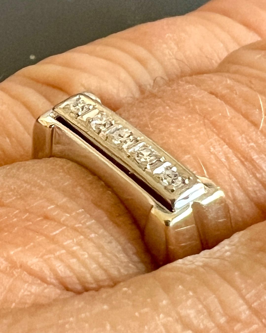 Ringe: Weissgold-Ring 18 K mit Brillanten – Gebraucht aus Chur von Penting1935 6