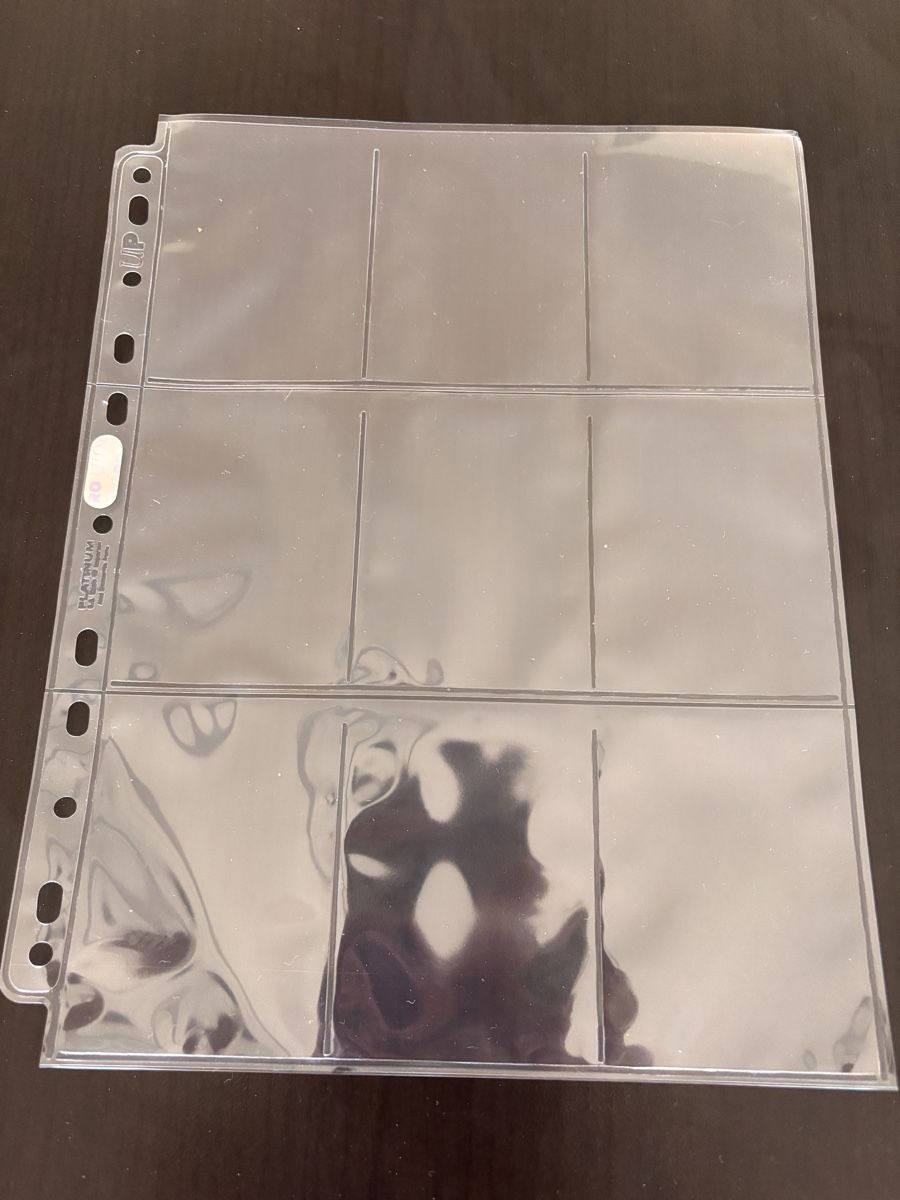 Sonstiges zum Sammeln & Seltenes: Lot de 10 fourres plastique 9 cases – Neu (gemäss Beschreibung) aus lausanne von helderj