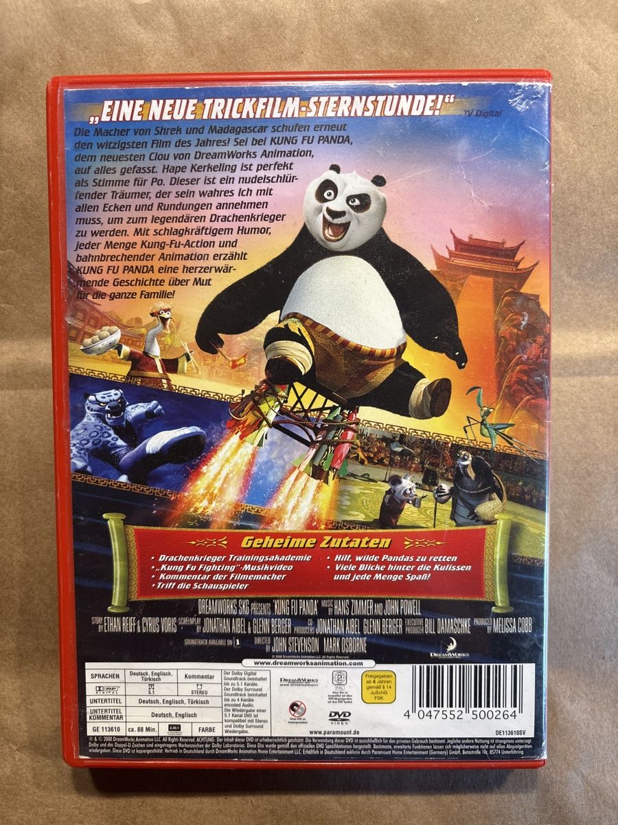 Tutti i DVDs: Kung Fu Panda (2404) – Usato da Ruswil venduto da Slivio_ 1