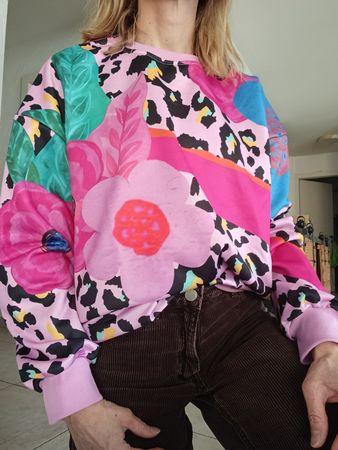 PULL COLORÉ ROSE S