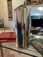 WUNDERBARE, ELEGANTE VASE, VERSILBERT, H 40 cm