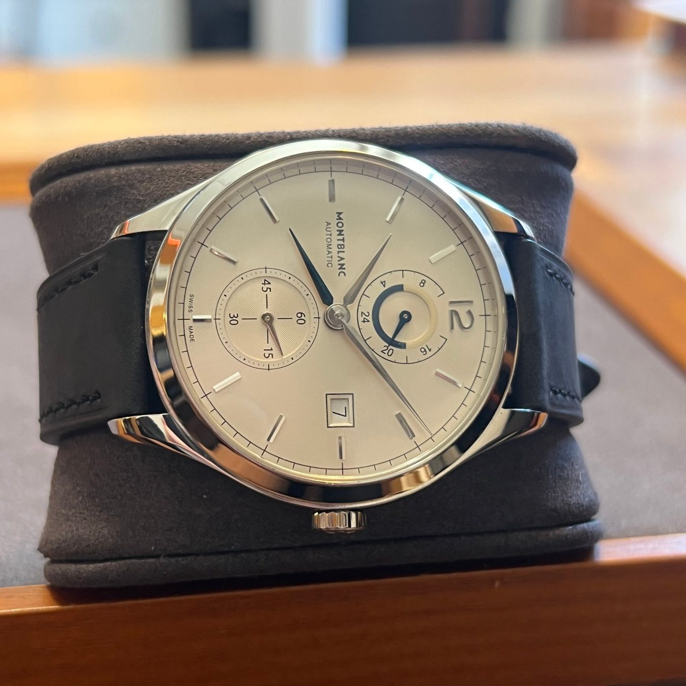 Montblanc Orologi: Montblanc Heritage Chronometry Dual Time 112540 – Usato da Carouge GE venduto da Watchaser 6