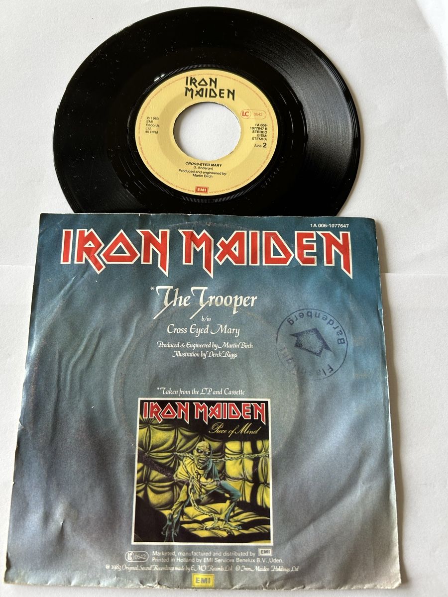 Dischi in vinile: Iron Maiden. 1983. The Trooper – Usato da Faulensee venduto da Mizuno06 1