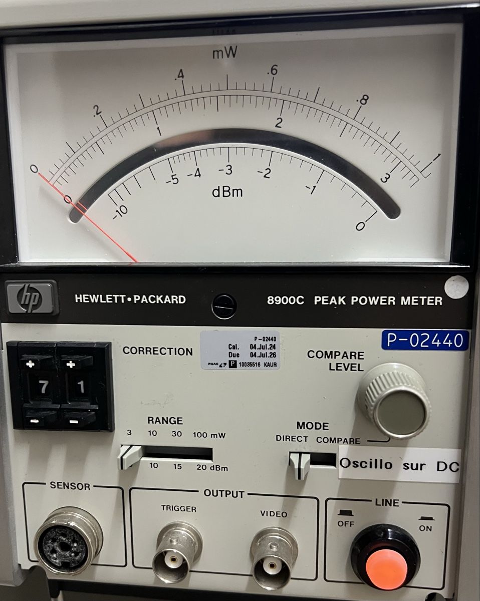 Hewlett Packard Misurare: HP 8900C Peak Power Meter HF Messgerät Hewlett Packard Labor – Usato da Oberhofen Thun'see venduto da SwissTreasure