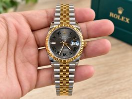 Rolex Datejust 36 Ref. 126233 Gelbgold/Stahl Full Set 2021