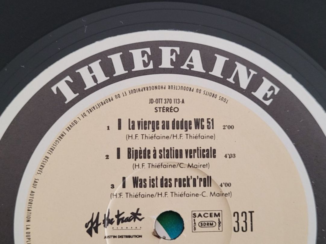 Schallplatten: DLP  Hubert-Félix Thiéfaine – Gebraucht aus Martigny von MZ-67 3