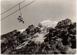 Engelberg - Sessellift Trübsee--Jochpass mit Titlis