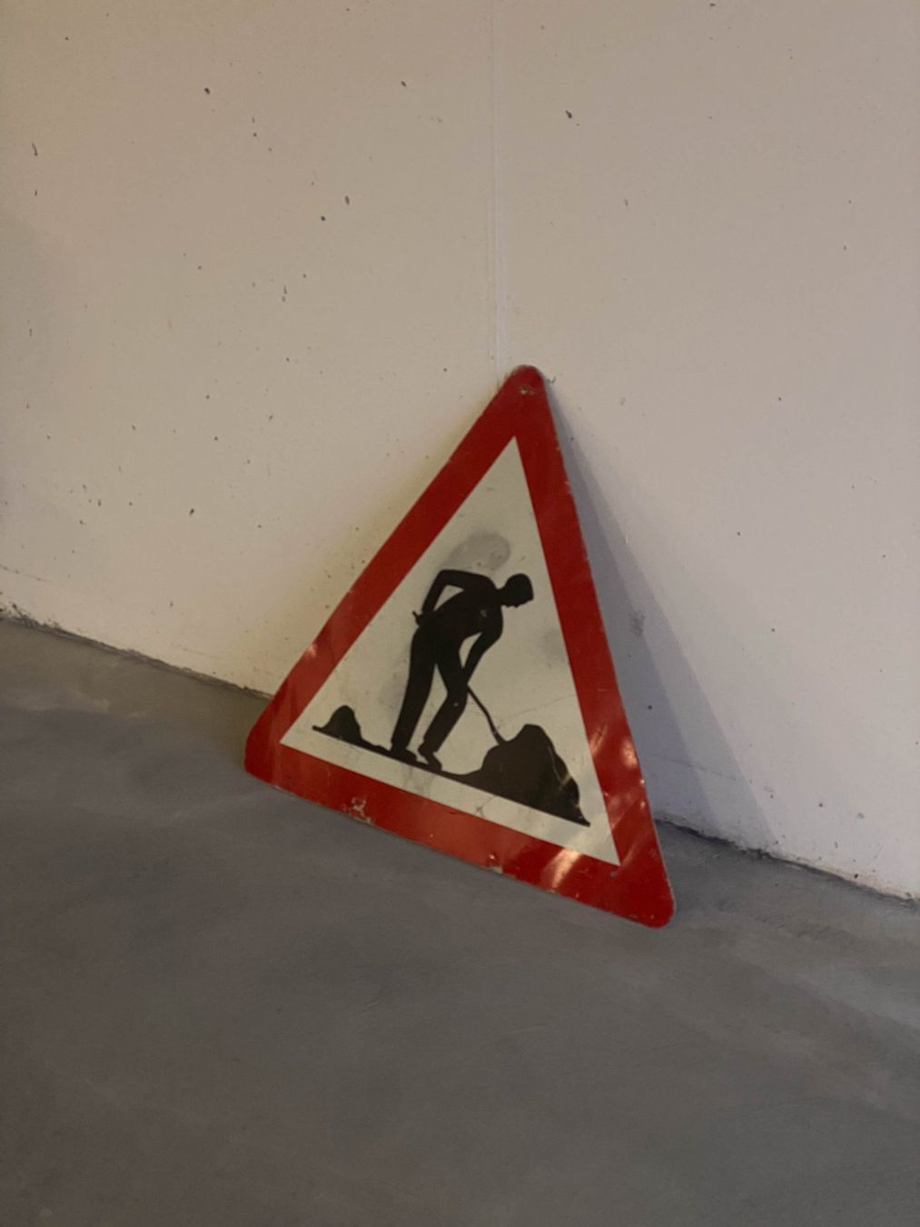 Schilder: Vintage Baustellenschild – Gebraucht aus Zürich von  5