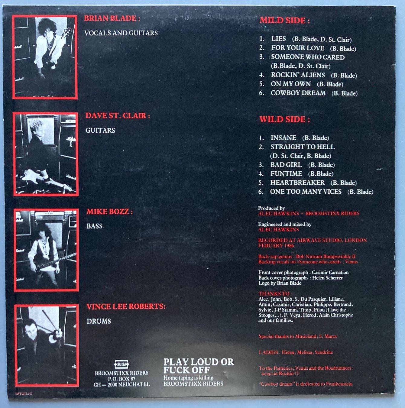 Schallplatten: BROOMSTIXX RIDERS - ROCKIN' ALIENS – Gebraucht aus Poliez-Pittet von Newtown-Records 1