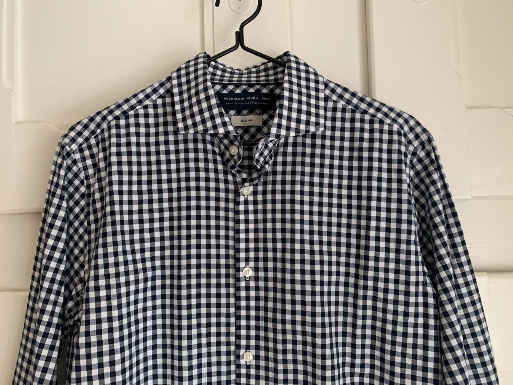 Camicie: JACK & JONES - Hemd schwarz-weiss kariert M – Usato da Zürich venduto da Diazaio 1