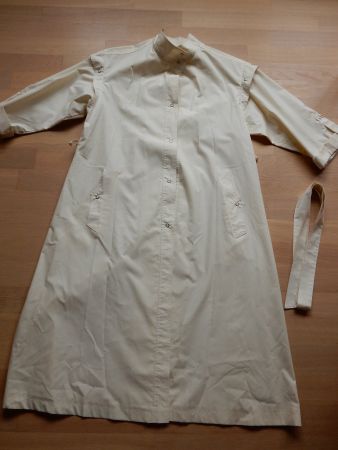 Kleid Mantelkleid mit Gurt 38 Vintage