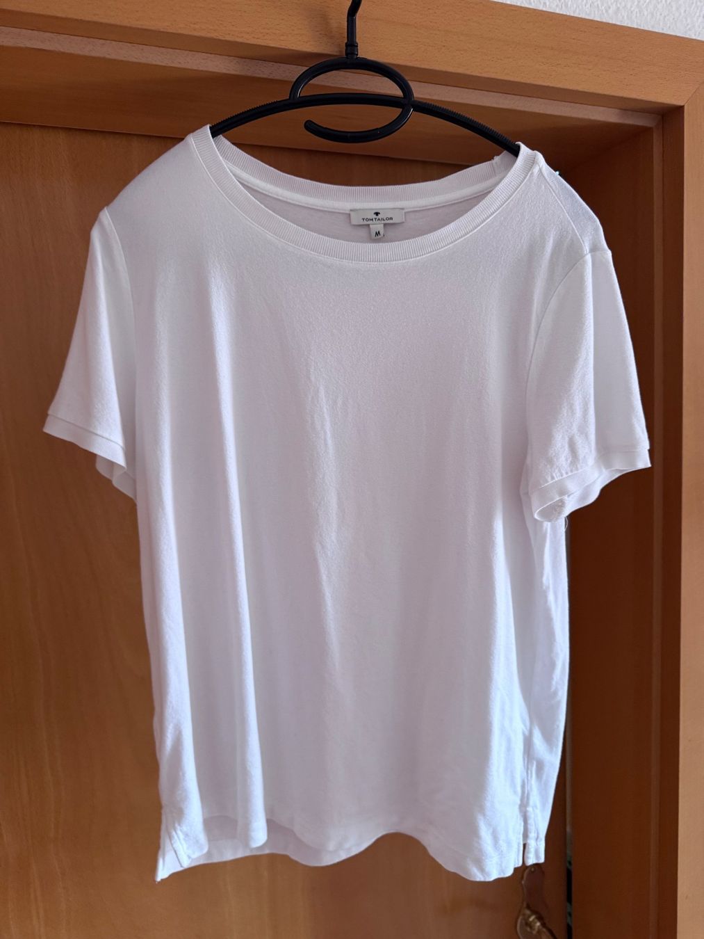 Tom Tailor T-Shirts: Tom Tailor Shirt, Weiss, Grösse M, – Gebraucht aus Eichberg von OanaB