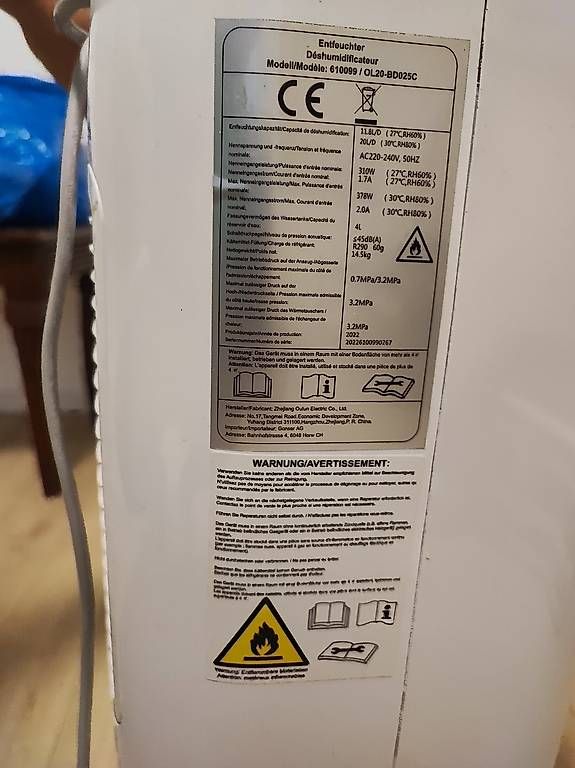 Déshumidificateurs: Deumidificatore  – D'occasion à Vacallo par chr_2qmn 1