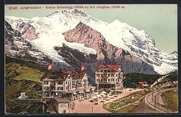 Kleine Scheidegg, Jungfraubahn an den Ku