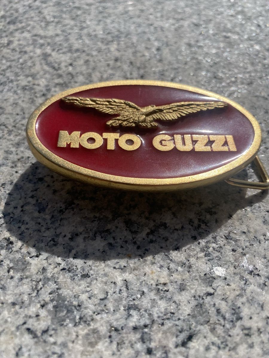 Moto Guzzi Fibbie per cinture: Gürtelschnalle Moto Guzzi – Nuovo (secondo la descrizione) da Rotkreuz venduto da Once0 1