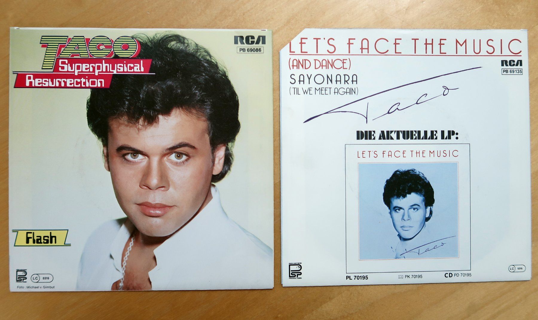 Vinyles: TACO - 2 VINYL SINGLES (NM) – D'occasion à Hedingen par Studers 1