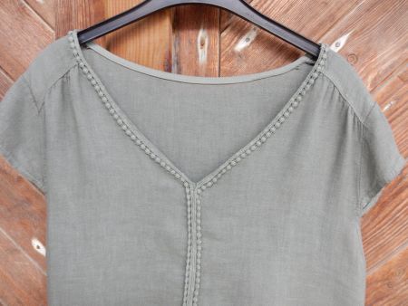 Kleid   100 % LEINEN   *  MADE IN ITALY  *  L    FRANCE+neu