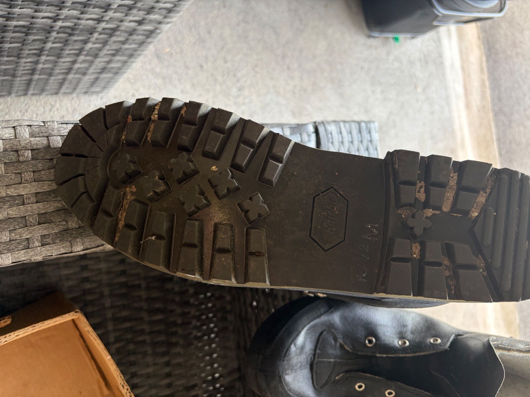 Armée suisse Chaussures hommes: Armee Kampfstiefel mit Einsätzen sehr alt – D'occasion à Lütisburg par sim_pj2h 2