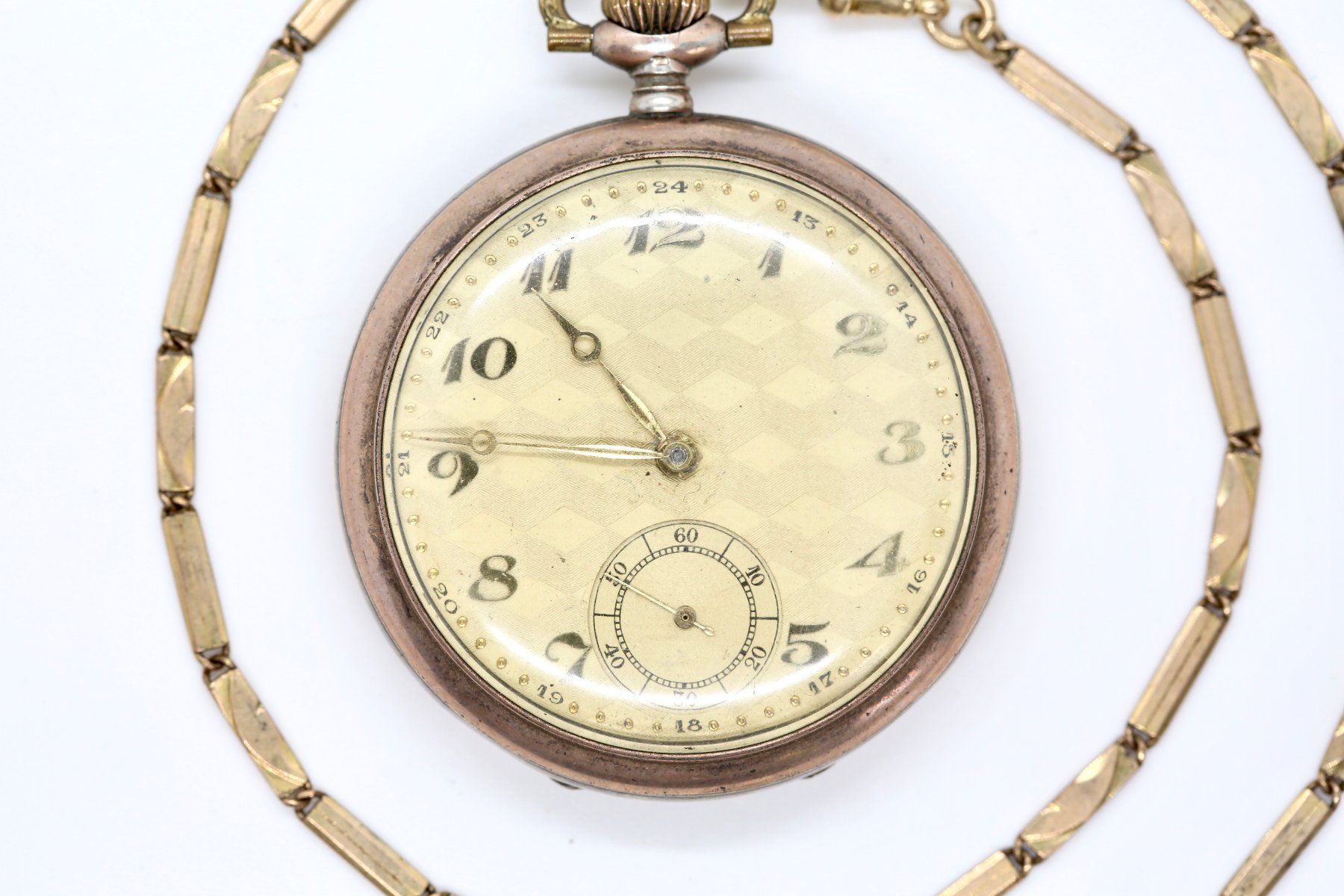 Orologi: Antike Taschenuhr mit Kette – Usato da Reinach BL venduto da Han-Numismatik 1