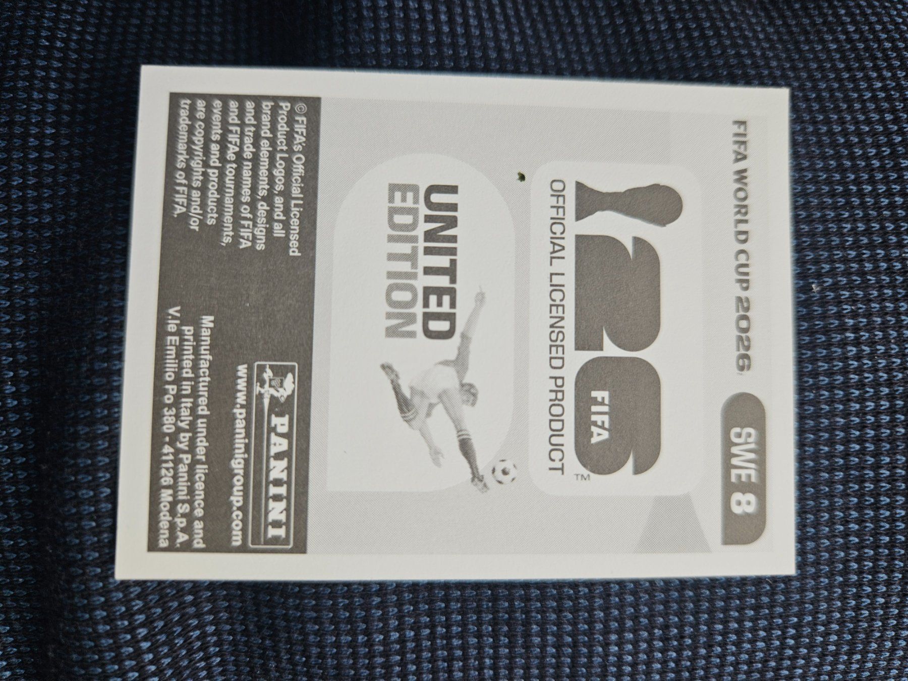 Panini Carte collezionabili: SWE 8 – Usato da Würenlingen venduto da Dinli 1