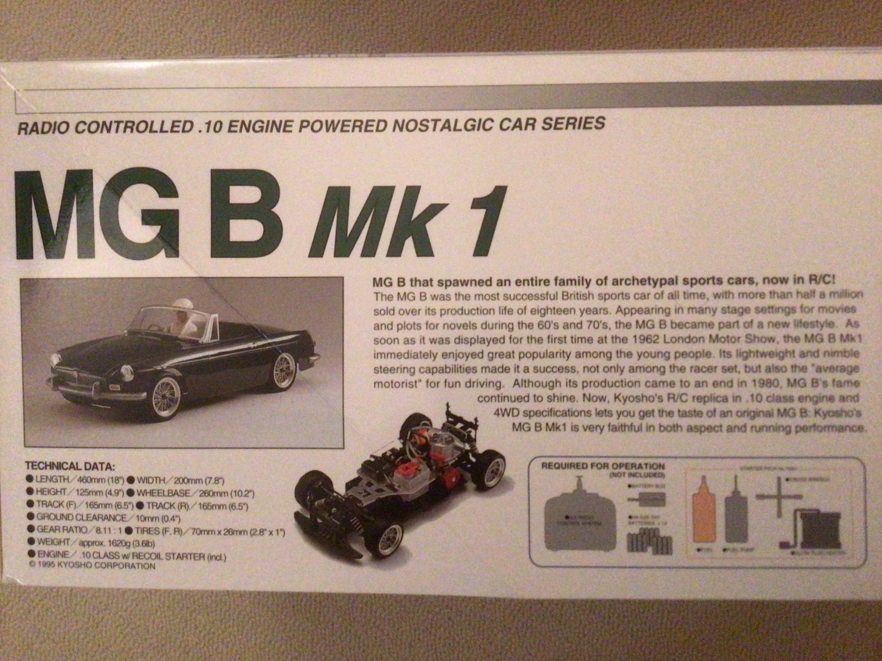 MG Voitures modèles: KYOSHO MG B MK1 – Neuf avec emballage d'origine à Lindau par lindau55 1