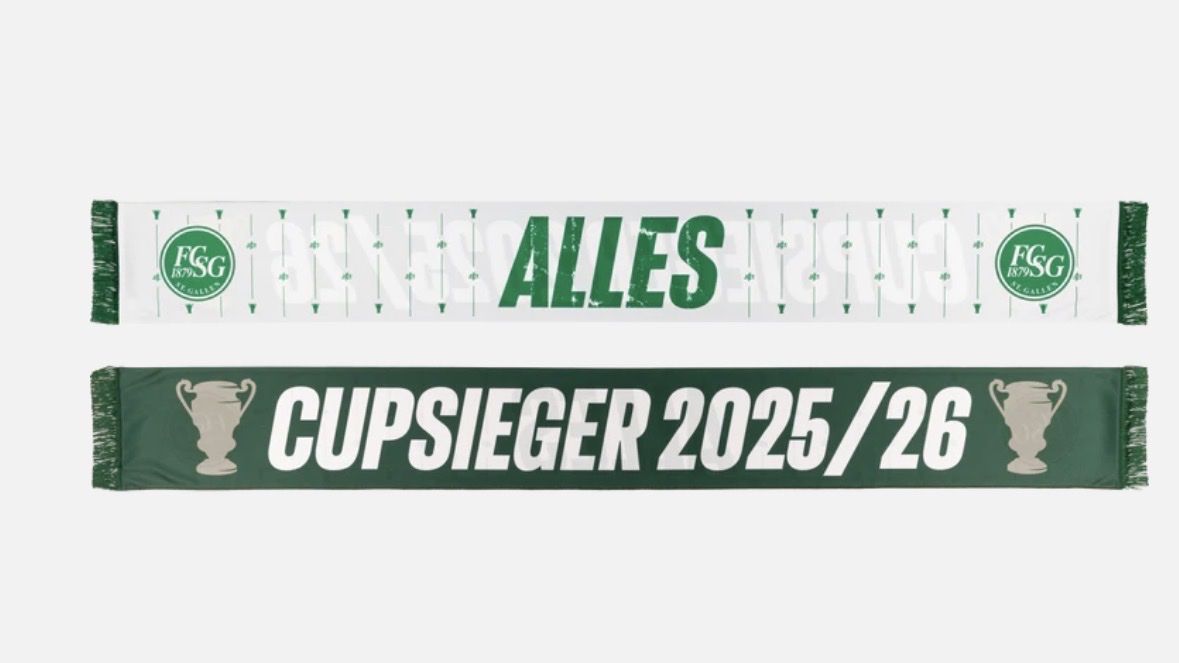 Foulard & Sciarpe: FC St. Gallen 1879 | Cupsieger Schal – Nuovo e nell'imballaggio originale da St. Gallen venduto da NPC_mit_Twint 1
