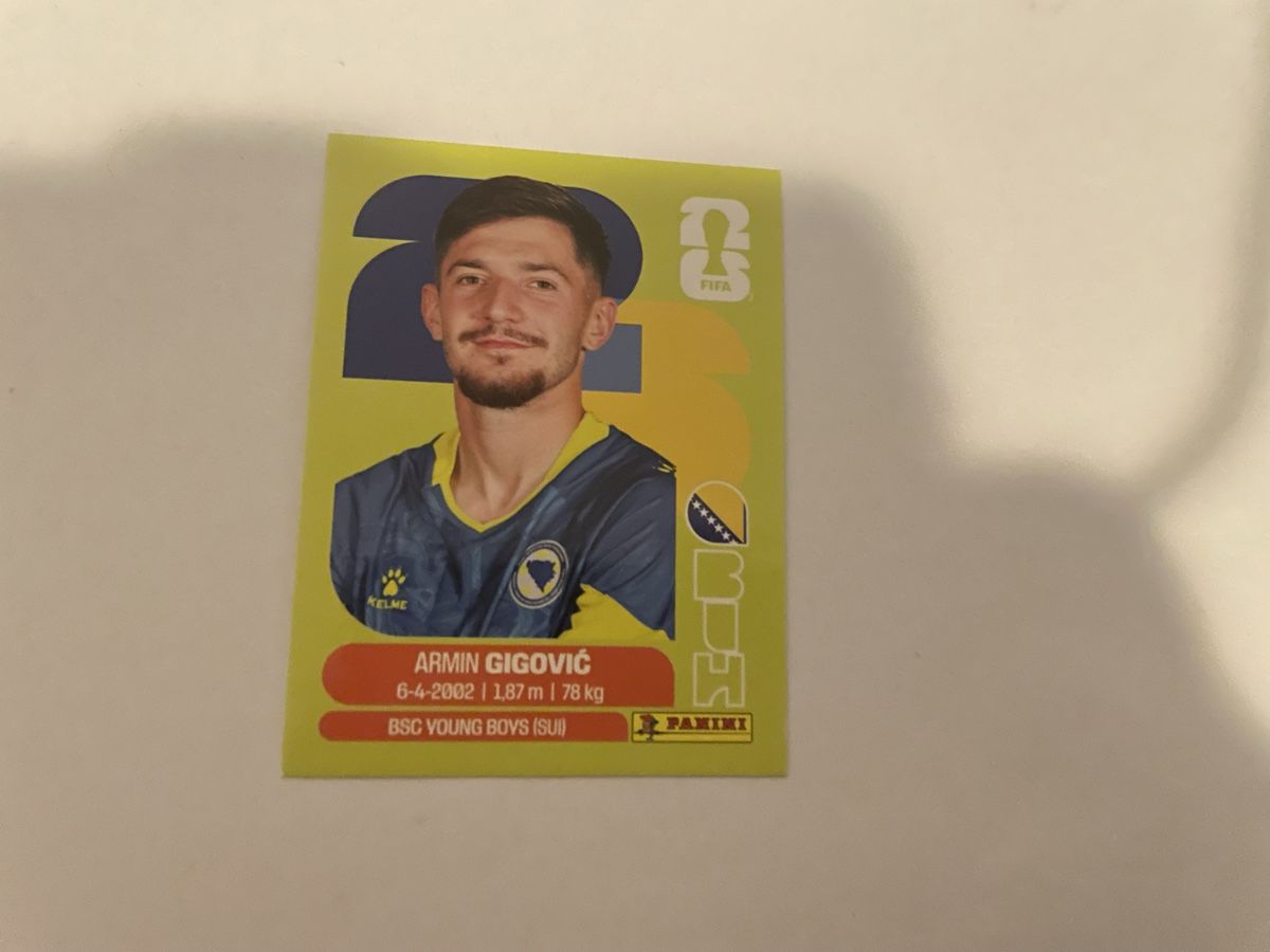 Panini Carte collezionabili: FIFA WM 2026 Armin Gigovic BIH 10 – Nuovo (secondo la descrizione) da Winterthur venduto da Cobraforce
