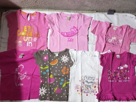 Tshirt Mädchen 7 Stk Grösse 86