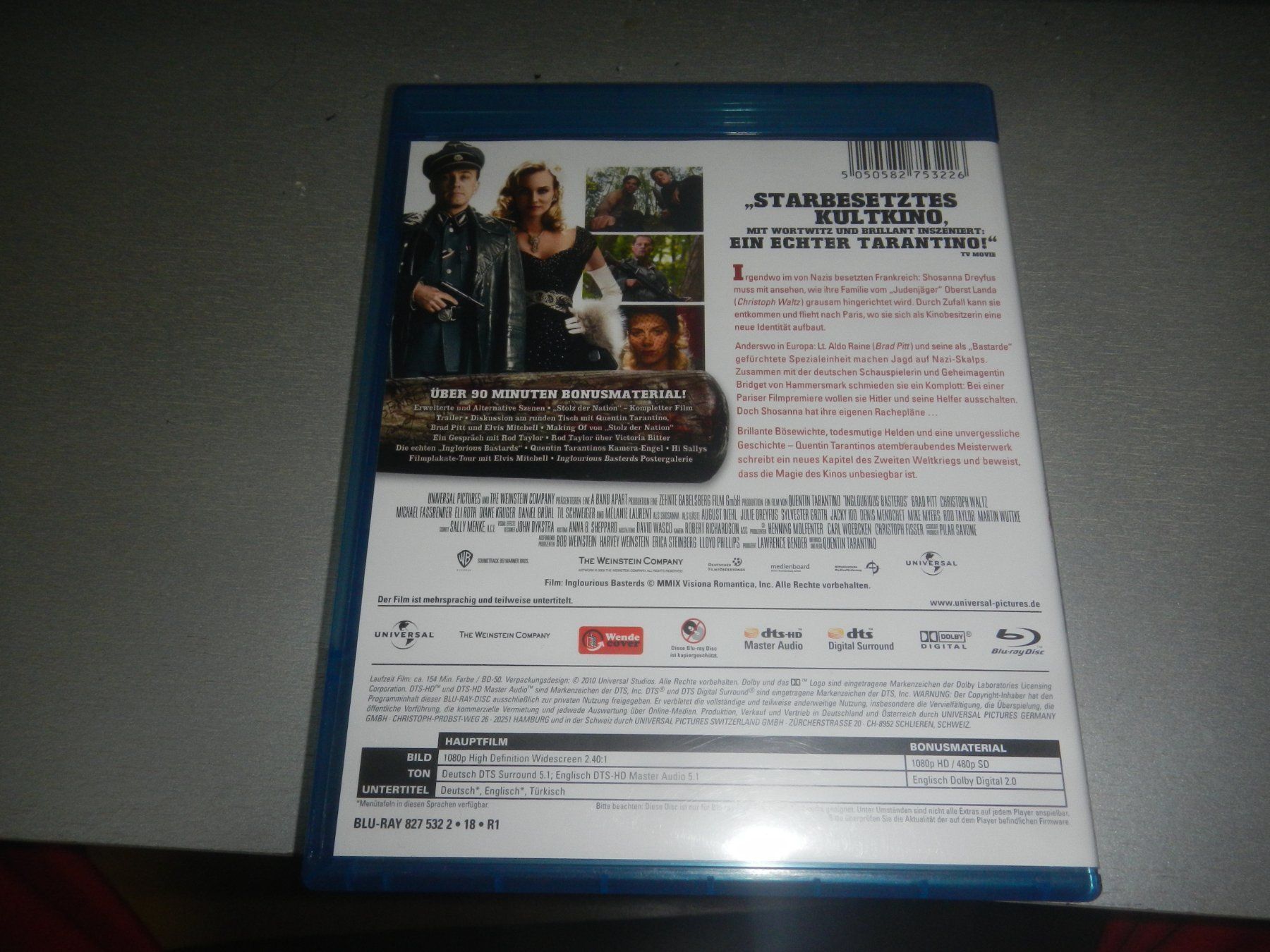 Tutti i DVDs: Blu-Ray Film Inglourious Basterds – Usato da Bronschhofen venduto da happynews2018 1