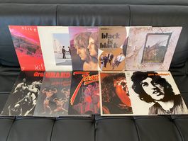 Schallplatten Lot 2: 10 Stück LPs Rock 70's