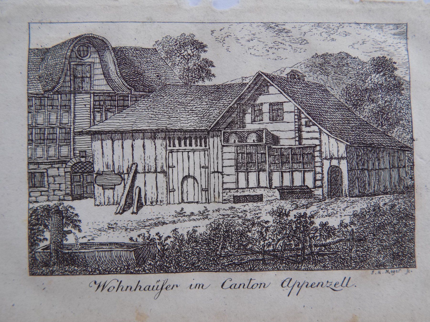 Gravures: Appenzell Wohnhäuser – D'occasion à Risch par Rischli15 3