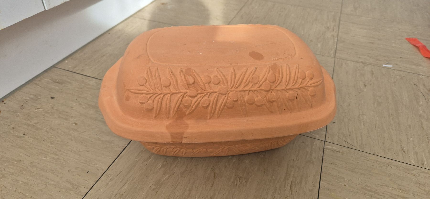 Teglie da forno: Römertopf Bräter mit Deckel Ton Auflaufform – Usato da Luzern venduto da Briefmarkentaube