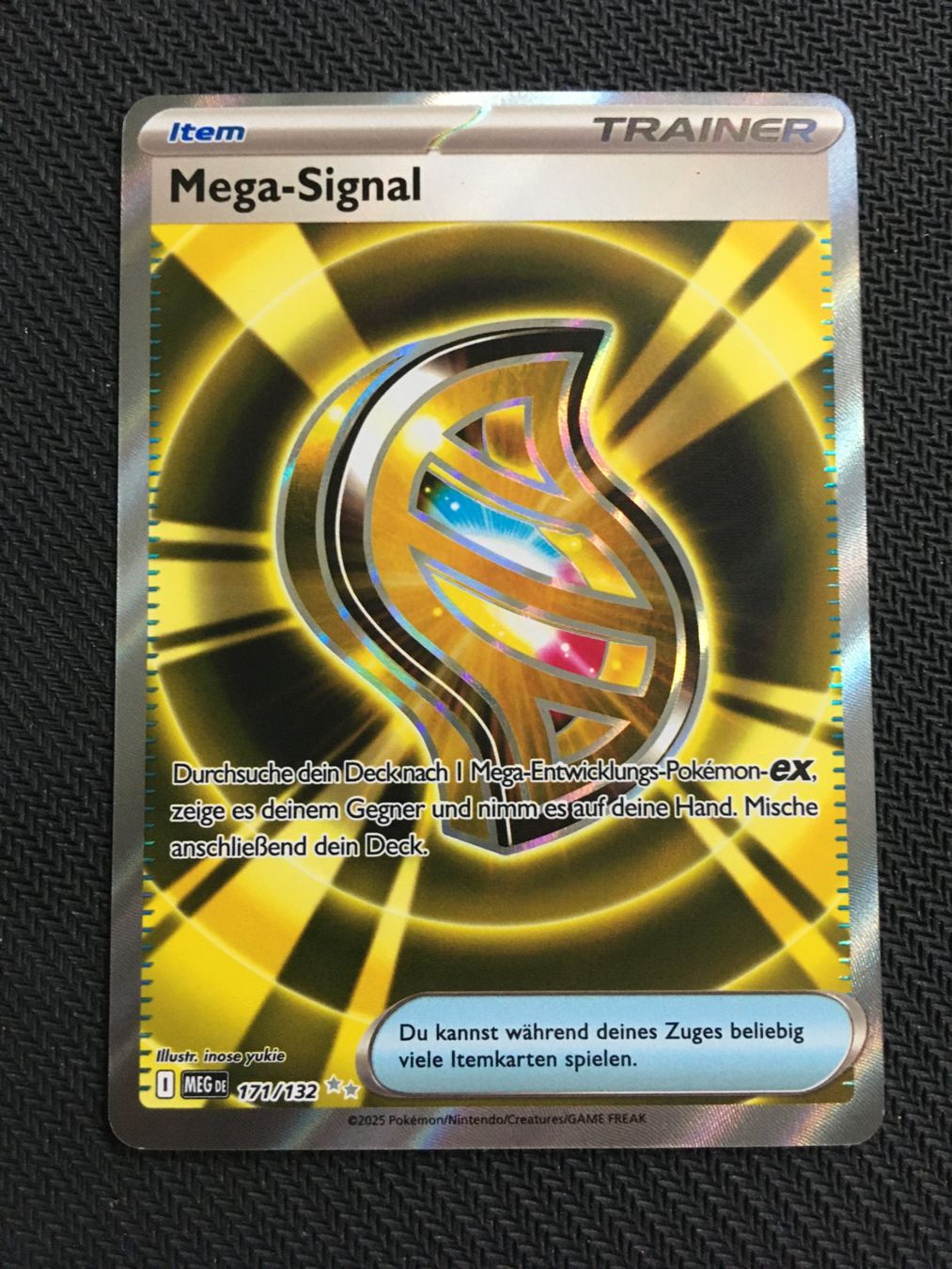 Pokémon Carte collezionabili: MEG 171 Mega-Signal - Pokémon - Mega-Entwicklung -DE- – Nuovo (secondo la descrizione) da St.Gallen venduto da Punktchen01
