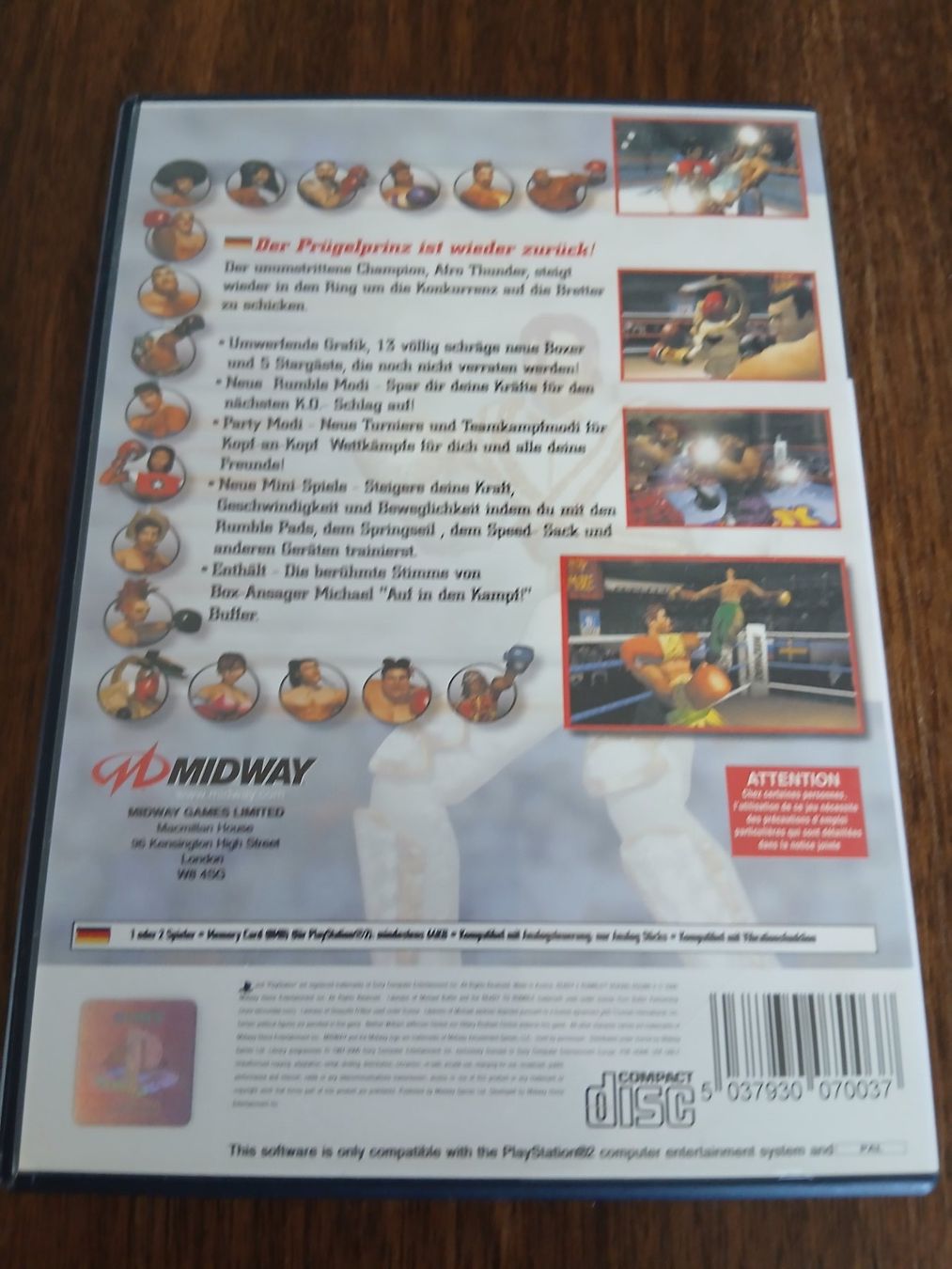 Giochi: Ready 2 Rumble Boxing Round 2 PS2 Spiel – Usato da Pfungen venduto da Himbogame 1