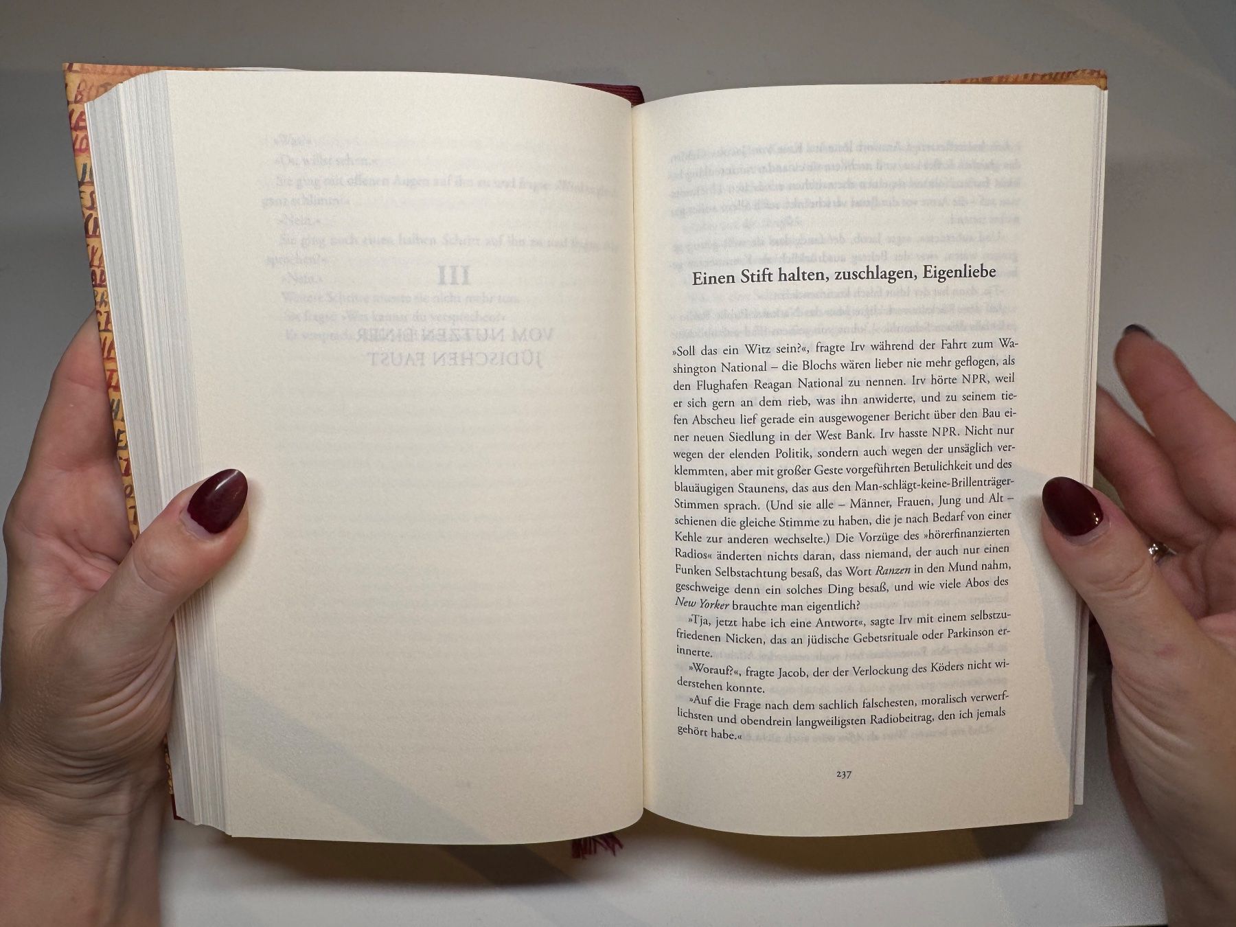 Libri: ROMAN: Jonathan Safran Foer, Hier bin ich – Usato da Grosswangen venduto da Deutsche_Romane 6