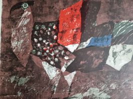 FRED BAUER LITHOGRAPHIE SIGNIERT NUMMERIERT